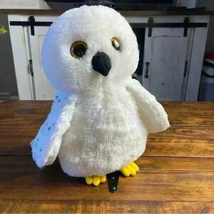 Wizarding World Harry Potter Owl Plush toy stuffed animal 13" White soft